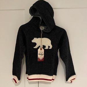 NEW LITTLE BLUE HOUSE Heritage Hooded Pullover Sweatshirt - Size 6